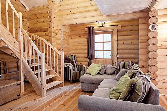 65 m² Rustik Ahşap Ev